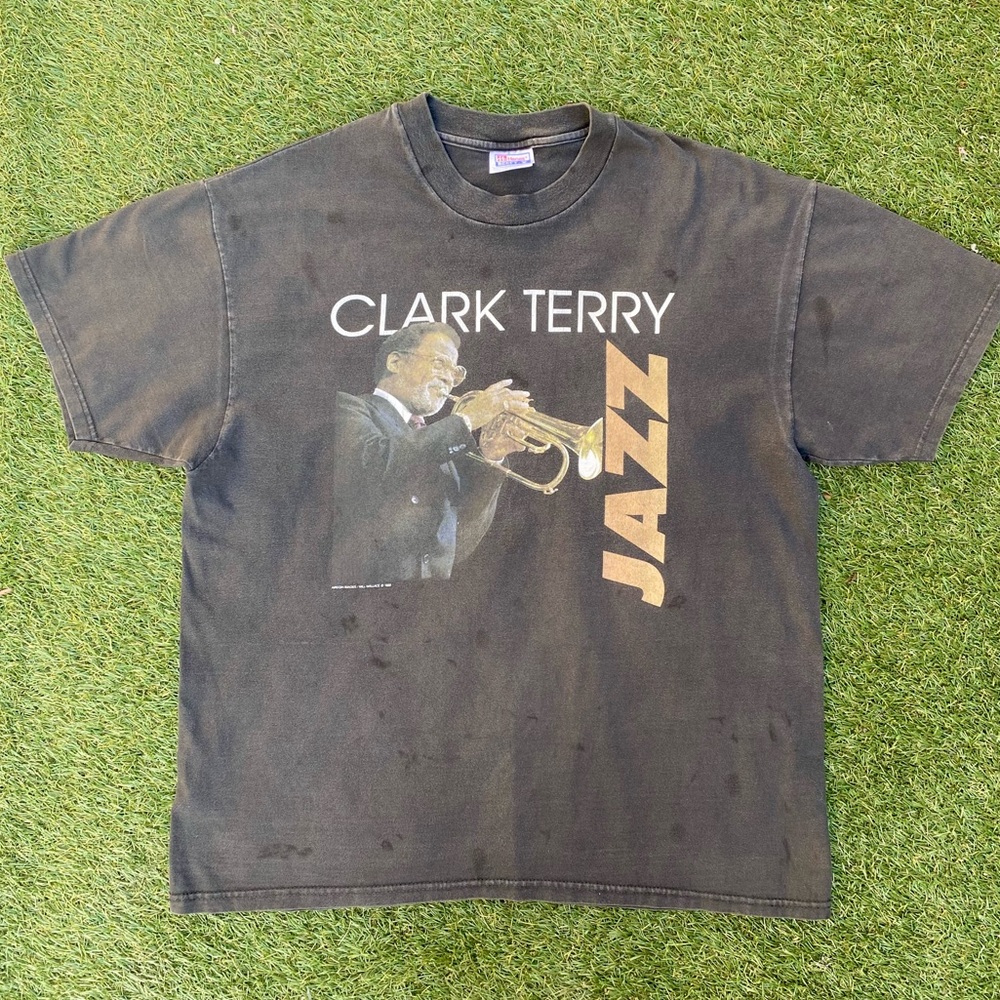 Vintage 90's 1999 Clark Terry Jazz Legend T-Shirt